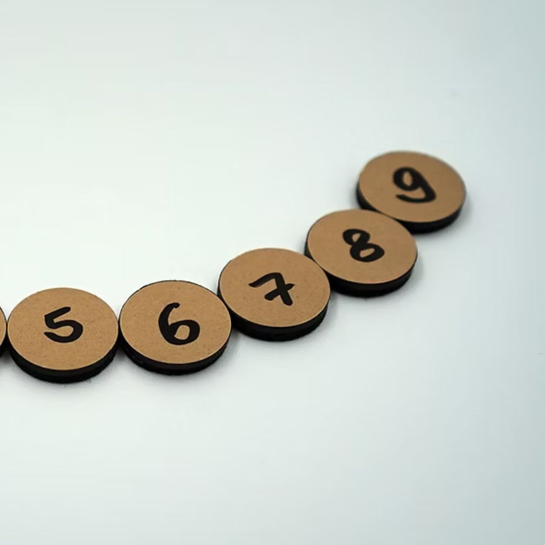 Handpan Magnet-Zahlen