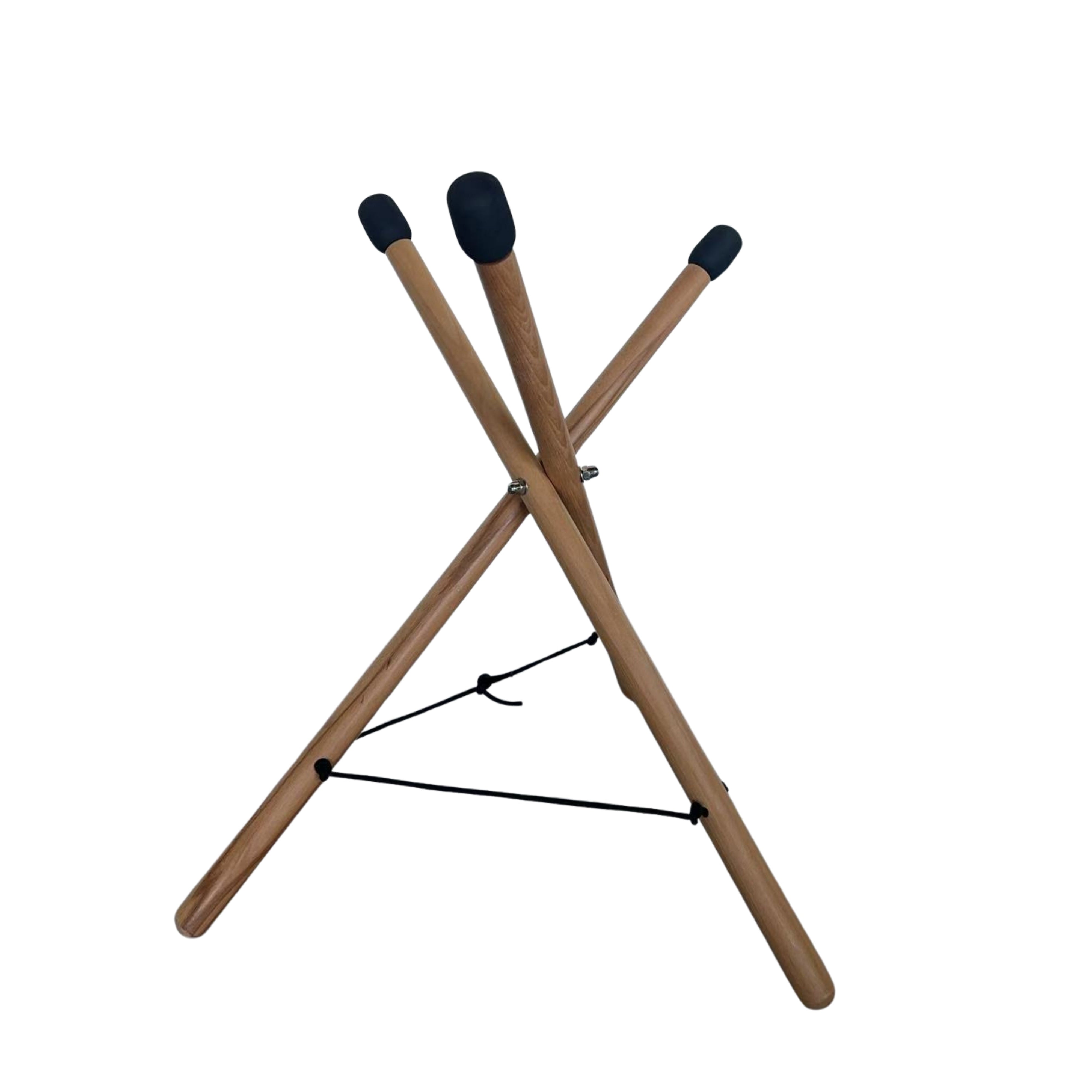 Handpan Ständer Holz sitzend