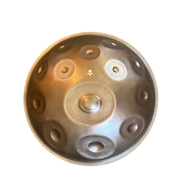 Handpan E Amara 20 – hpl master, Oberseite, Prototyp