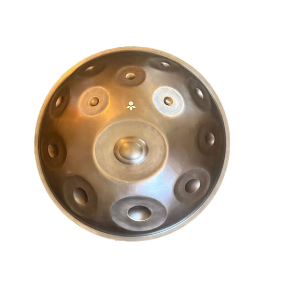 Handpan E Amara 20 – hpl master, Oberseite, Prototyp