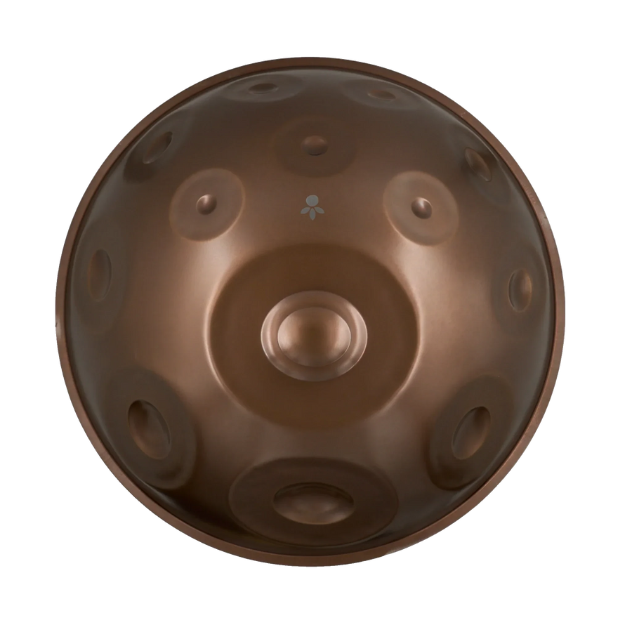 Handpan D Aegean 20 – hpl studio von oben: 13 Töne um den Grundton D3