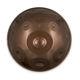 Handpan D Aegean 20 – hpl studio von oben: 13 Töne um den Grundton D3
