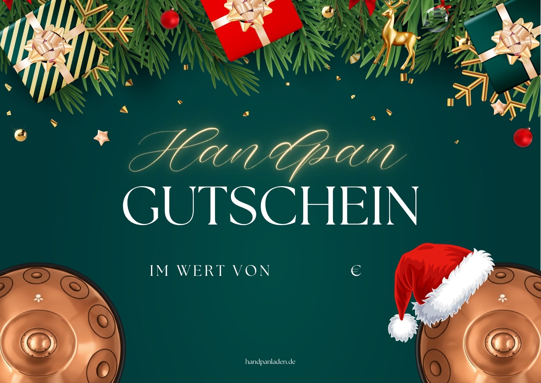 Handpan Weihachts-Gutschein