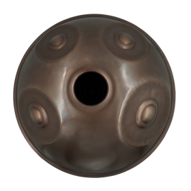 Handpan Master C Ysha Savita 14 (432 Hz), Prototyp-Einzelstück gebraucht – Unterseite mit Gu, handpanladen