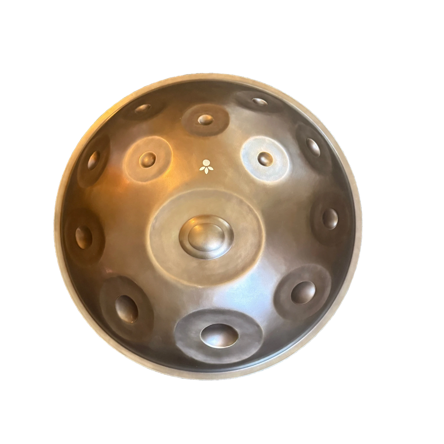 Handpan E Amara 20 – hpl master, Oberseite, Prototyp