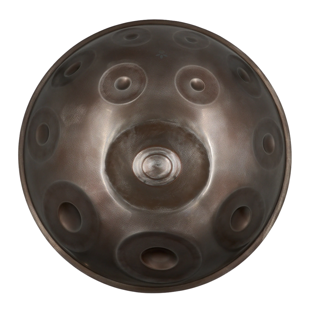 Handpan F# Low Pygmy 21 – hpl master von oben