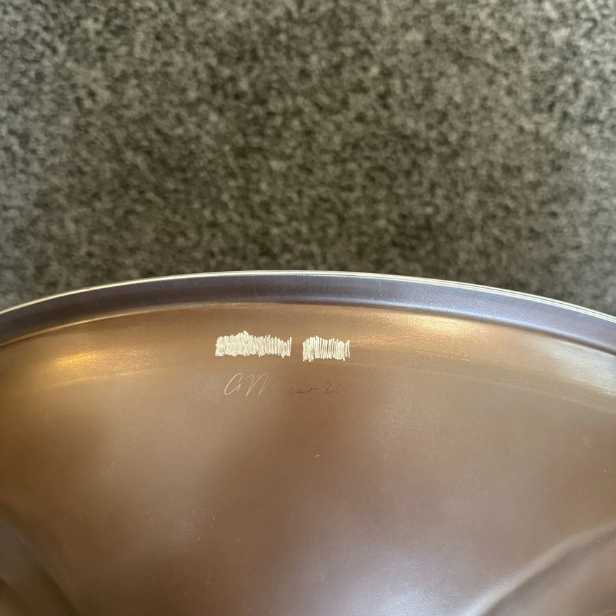 Handpan G Major 20 – hpl master, Gravur-Detail, Prototyp im Sommer-Sale