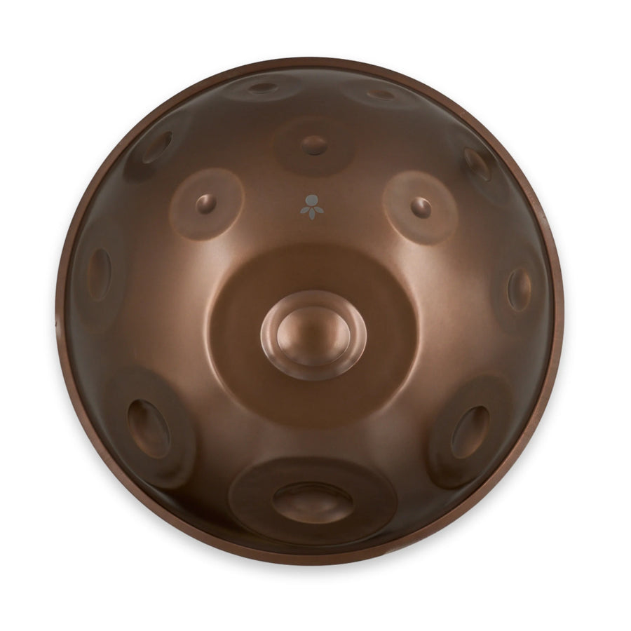 Handpan D Aegean 20 – hpl studio von oben: 13 Töne um den Grundton D3