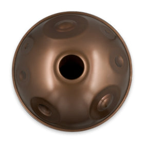 Handpan D Aegean 20 – hpl studio von unten: Klangöffnung und sieben Töne